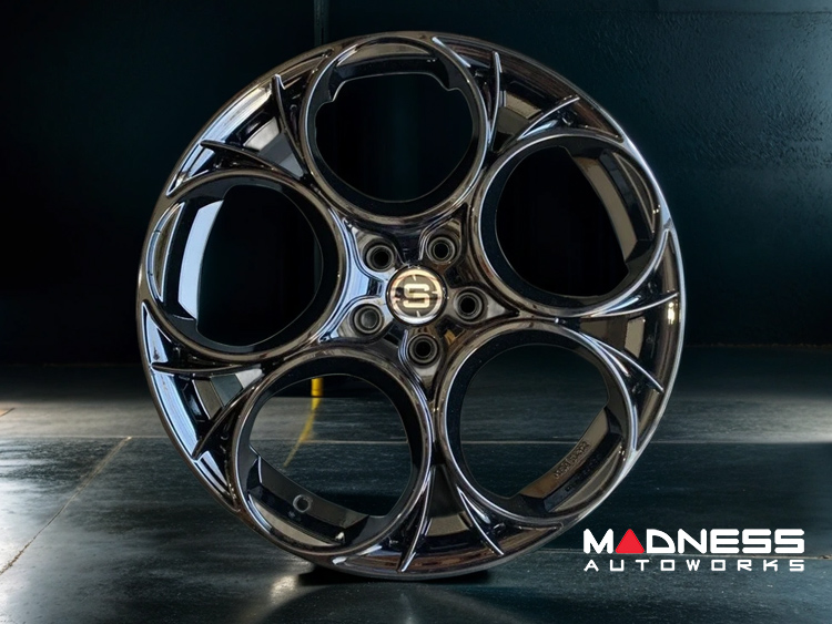 Alfa Romeo Giulia Custom Wheels (4) - Scuderia - 19" - Glossy Black Finish - set of 4